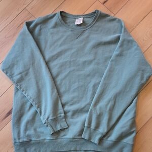 Classic Crewneck Sweater in Sage Green